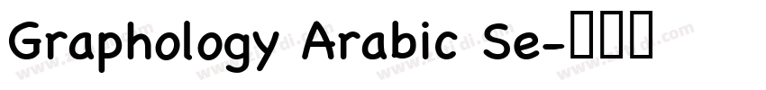 Graphology Arabic Se字体转换